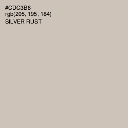 #CDC3B8 - Silver Rust Color Image